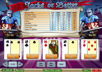 Jeu gratuit - Vidéo Poker Valets ou mieux