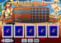 Jeu gratuit - Vidéo Poker Deuces Wild