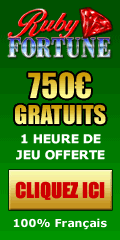 Ruby Fortune Casino - 1 heure de jeu gratuit